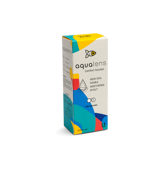 Aqualens 120 ml comfort eye lens solution | Aqualens solution 