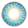 Aquacolour tricky turquoise contact lens