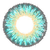 Aquacolour tricky turquoise contact lens