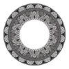 Aquacolour black rose contact lens