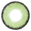 Aquacolour delicate green contact lens